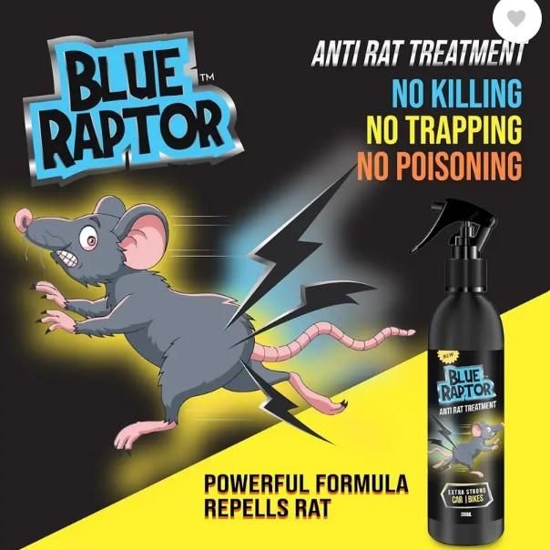 Rat Repellent Spray for Car – 200ml | Protects Engine Wires & Interiors from Rodents