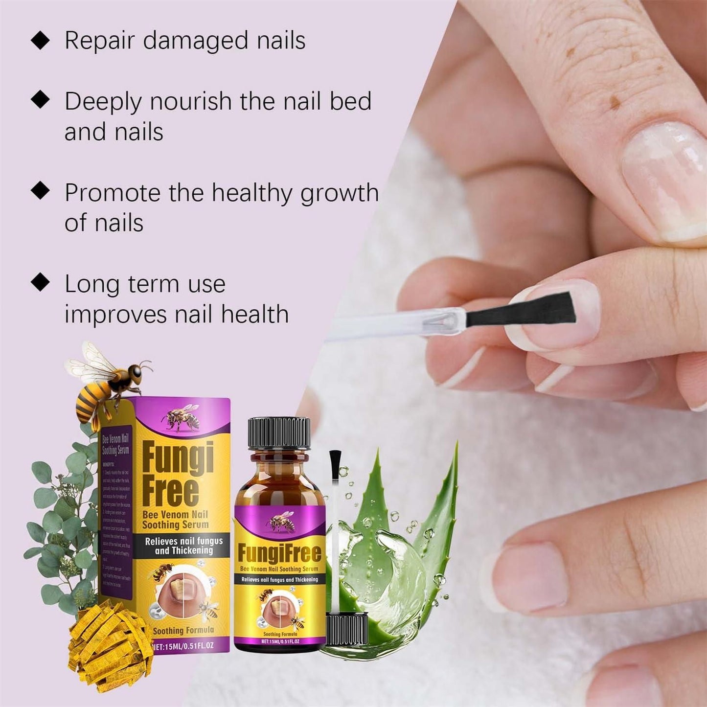 Bee Venom Nail Care Serum – 15ml | Natural Support for Stronger, Healthier Nails