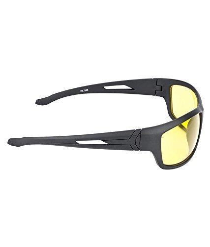 Day & Night Driving Glasses with Yellow Lenses | Medium Size | UV Protection | Unisex | 3-Month Warranty