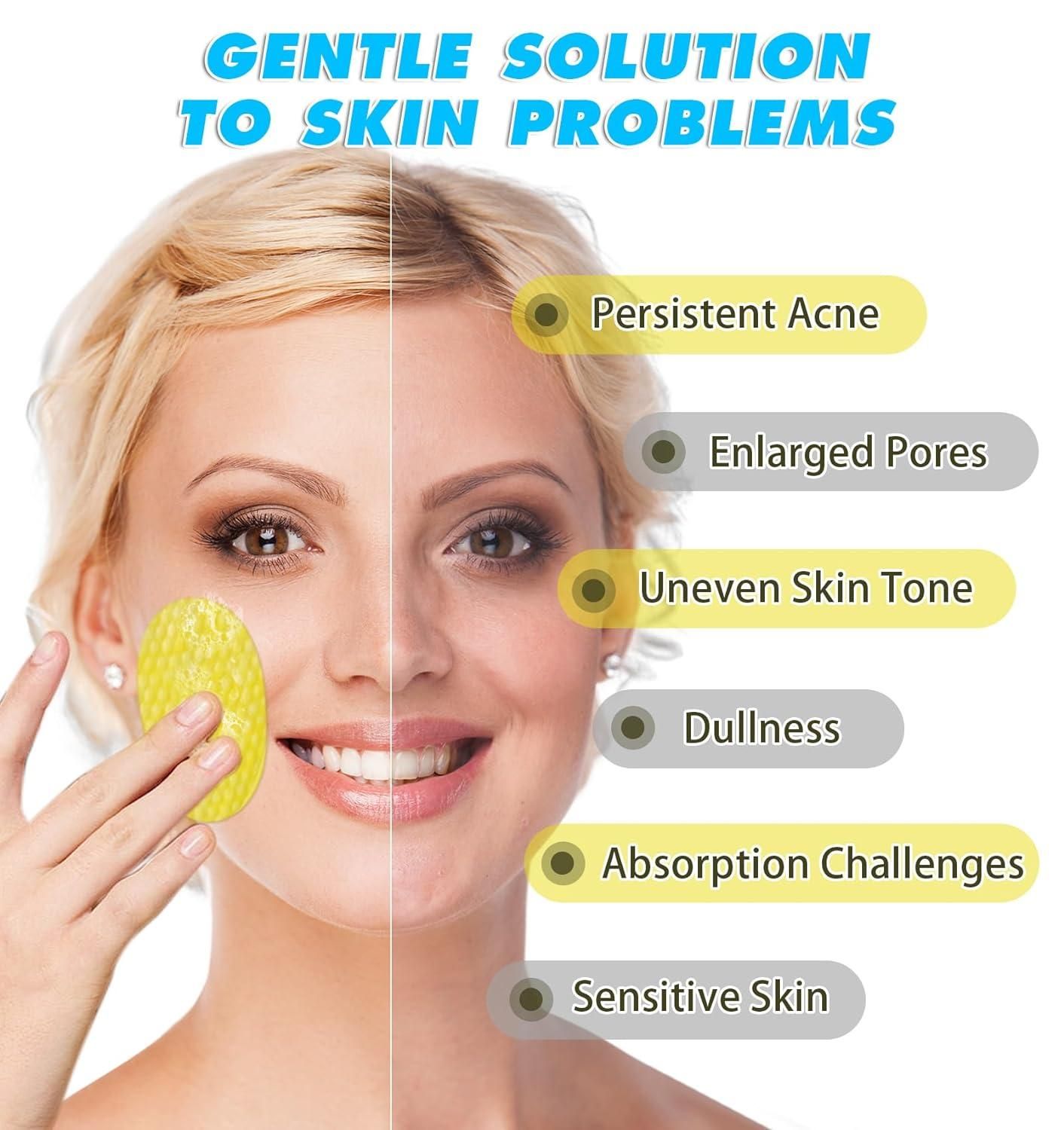 Turmeric Kojic Acid Cleansing Pads – Pack of 20 | Brightening & Deep Cleansing Facial Pads