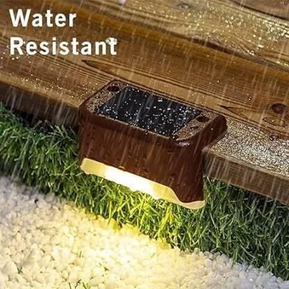 Solar Deck Lights for Outdoor Use – Pack of 4