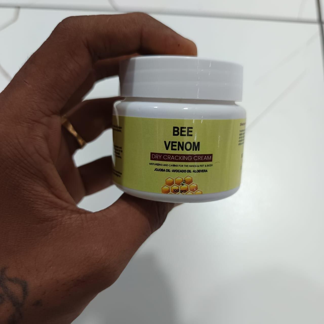 Bee Venom Dry Cracking Cream – 200g (Pack of 2) | Intense Repair for Dry, Cracked Skin