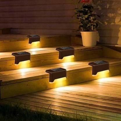 Solar Deck Lights for Outdoor Use – Pack of 4