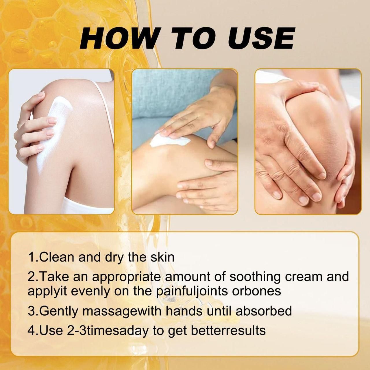 Bee Venom Dry Cracking Cream – 200g (Pack of 2) | Intense Repair for Dry, Cracked Skin