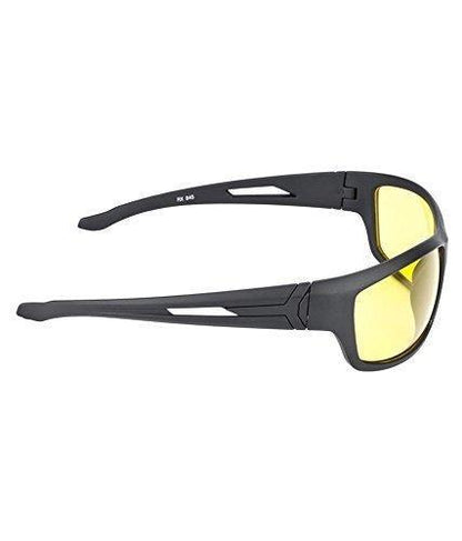 Day & Night Driving Glasses with Yellow Lenses | Medium Size | UV Protection | Unisex | 3-Month Warranty